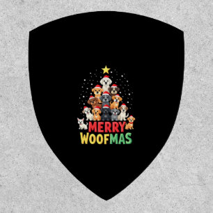 Merry Woofmas - Merry Christmas For Dog Lovers (2) Patch