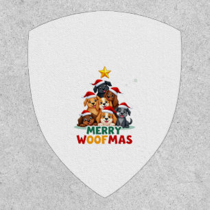Merry Woofmas - Merry Christmas For Dog Lovers (4) Patch