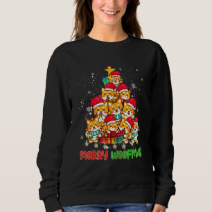 Merry Woofmas Merry Christmas For Welsh Corgi Dog Sweatshirt