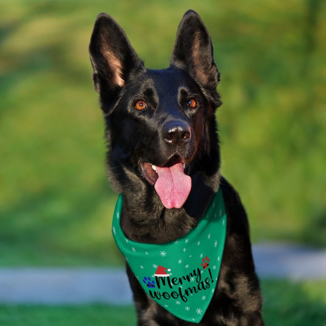 Merry Woofmas Pet Bandana Collar (Dog)