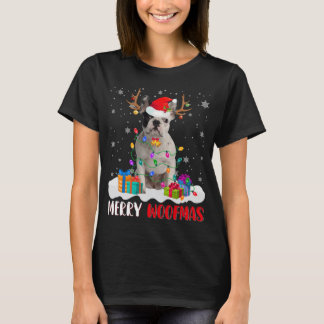 Merry Woofmas Santa French Bulldog Dog Xmas Dog Re T-Shirt
