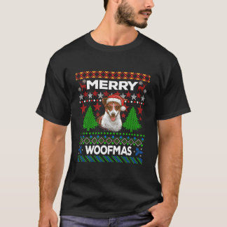 Merry Woofmas Ugly Sweater Christmas Jack Russell