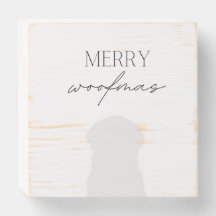 Merry Woofmas Wood Box Sign