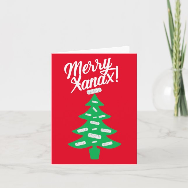 MERRY XANAX! THANK YOU CARD (Front)