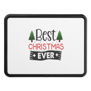 Merry Xmas Best Christmas Ever Hitch Cover