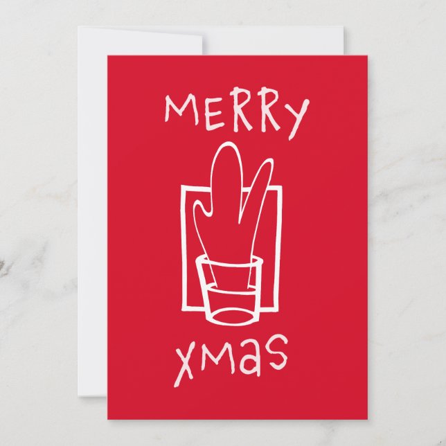 Merry Xmas Christmas Card (Front)