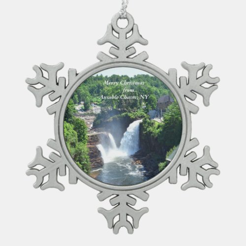 Merry Xmas from Ausable Chasm ornament