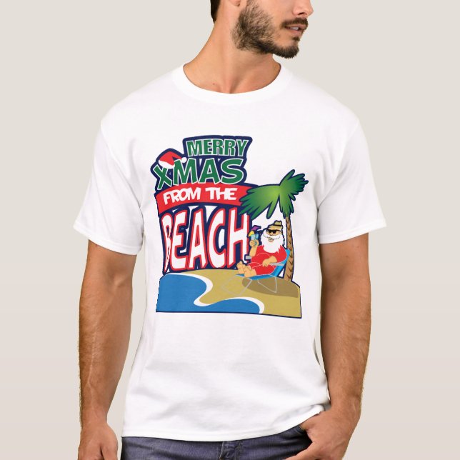 MERRY XMAS FROM THE BEACH Tee (Front)