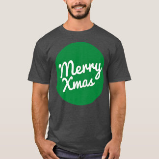 Merry Xmas Happy Holidays Greetings Pajama Santa T-Shirt