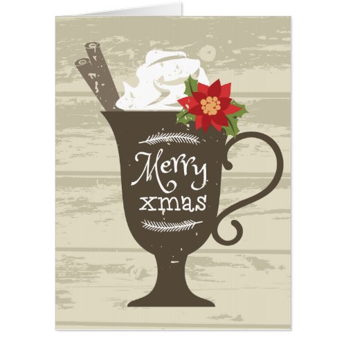 Merry Xmas Holiday Ice Cream Card