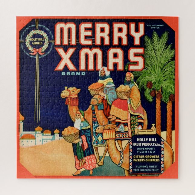 Merry Xmas Jigsaw Puzzle (Vertical)