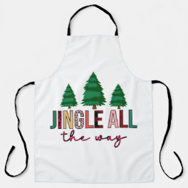 Merry Xmas Jingle All The Way Apron