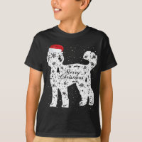 Merry Xmas Labradoodle Dog Christmas