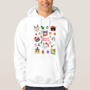 MERRY XMAS, Meowy Catmas Tree, Cat Christmas Gift Hoodie