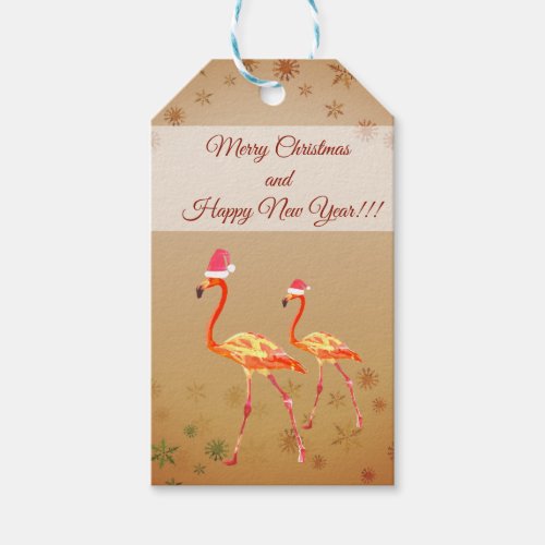 Merry Xmas New Year Custom Gift Tags