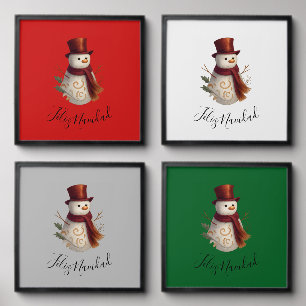 Merry Xmas Peel and Stick Photo Tile Feliz Navidad