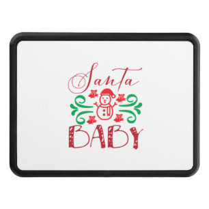 Merry Xmas Santa Baby Hitch Cover