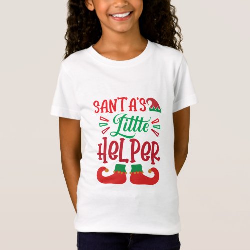 Merry Xmas Santa Little Helper T_Shirt