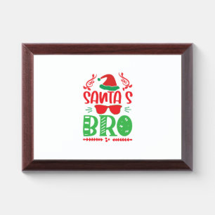 Merry Xmas Santas Brother Award Plaque