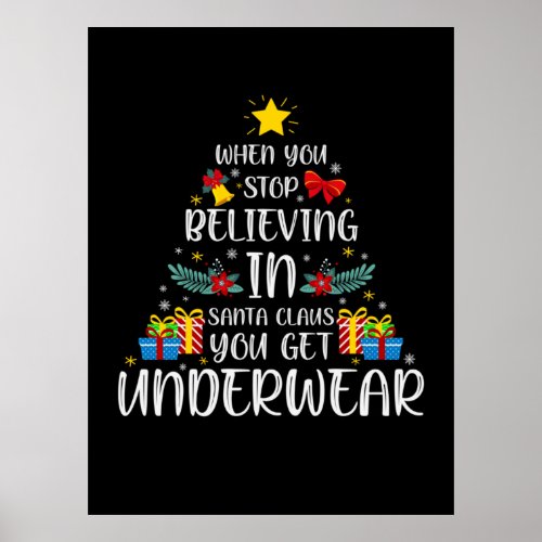 Merry Xmas When You Stop Believing In Poster