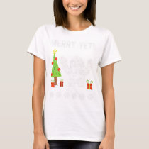 Merry Yeti Christmas Holiday trendy Graphic Tee Merry Yeti Christmas Holiday trendy Graphic Tee