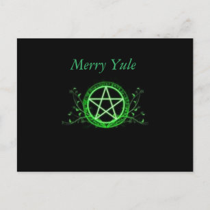 Merry Yule post card