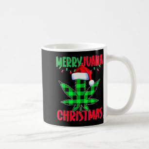 Merryjuana Weed Leaf Funny Christmas Pajama X-mas Coffee Mug