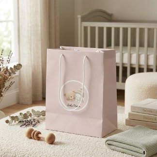 MerryMist Baby Dreams: Winter Blush – Ethereal Nur Medium Gift Bag