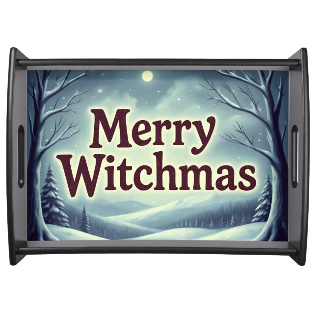 MerryWitchmas Serving Tray (Front)