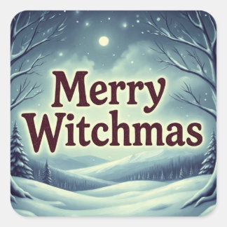 MerryWitchmas Square Sticker