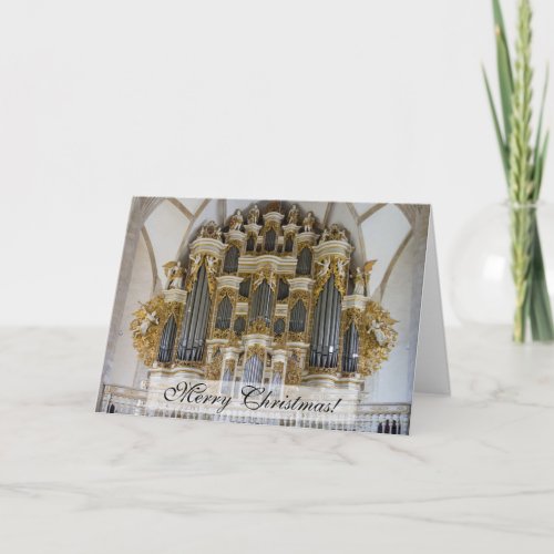 Merseburg Cathedral organ Christmas card
