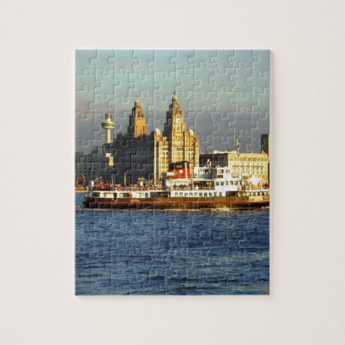 Mersey Ferry  Liverpool Waterfront Jigsaw Puzzle