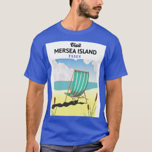 Mersia Island EsSeaside travel poster T-Shirt