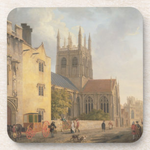 Merton College, Oxford, 1771 (oil on canvas) Beverage Coaster