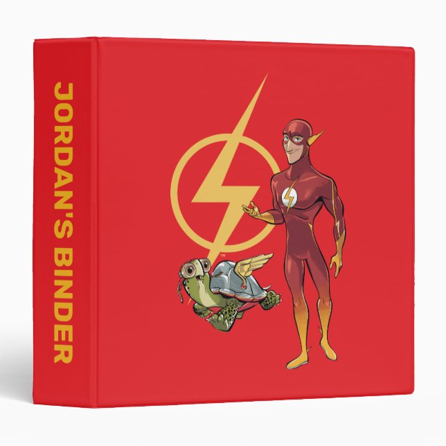 Merton & The Flash 3 Ring Binder (Front/Spine)