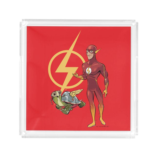 Merton & The Flash Acrylic Tray (Front)