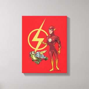 Merton & The Flash Canvas Print