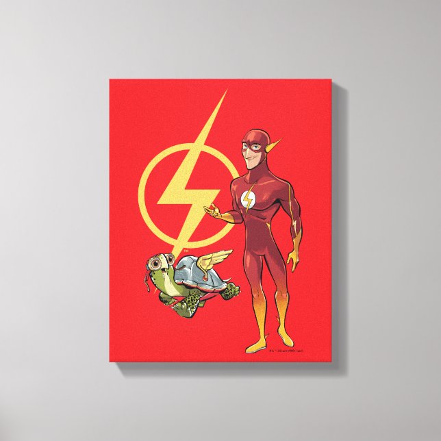 Merton & The Flash Canvas Print (Front)
