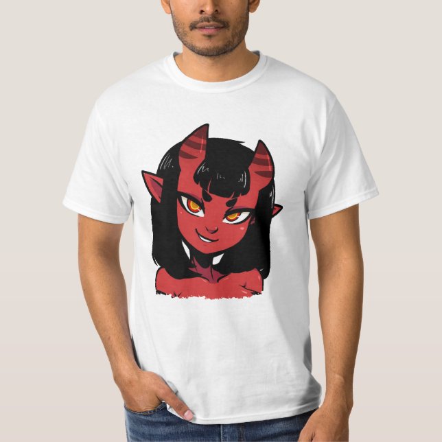Meru the succubus retro T-Shirt (Front)
