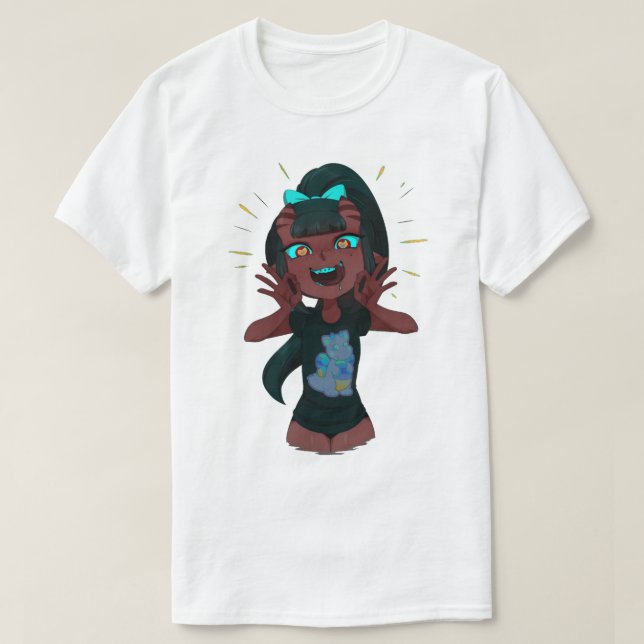 Meru The Succubus Sticker   T-Shirt (Design Front)