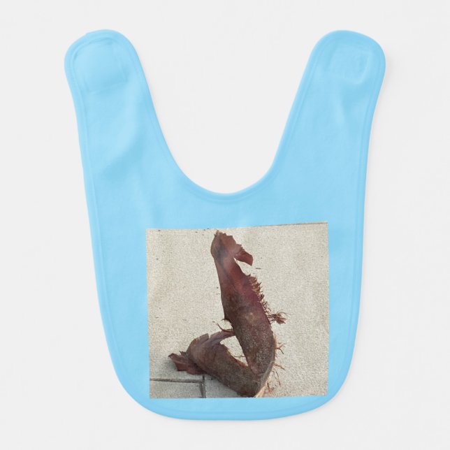 Merv The Seahorse Baby Bib (Front)