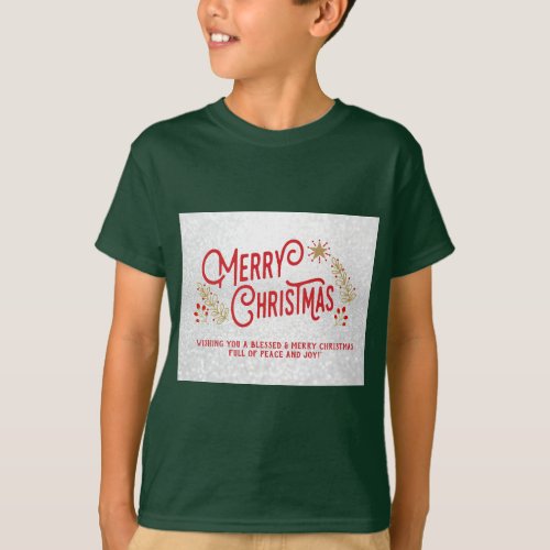 Mery Christmas spacial design for Kids T_Shirt