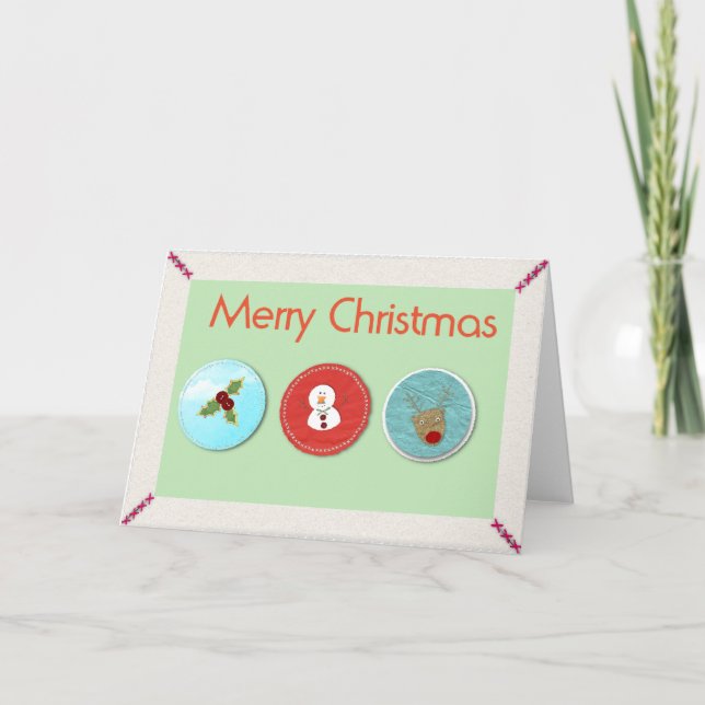 Mery Christmas -Symbolic Holiday Card (Front)