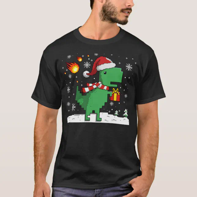 christmas t rex shirt