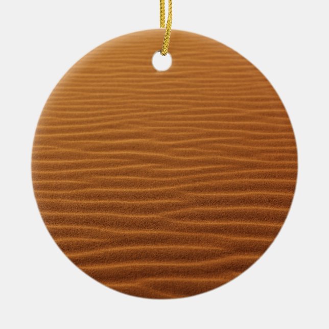 Merzouga Dunes, Morocco Ceramic Ornament (Front)