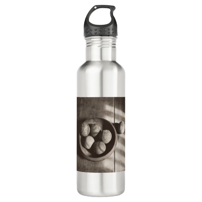 MES01BWD2 Baseball Bowl.tif Stainless Steel Water Bottle (Front)
