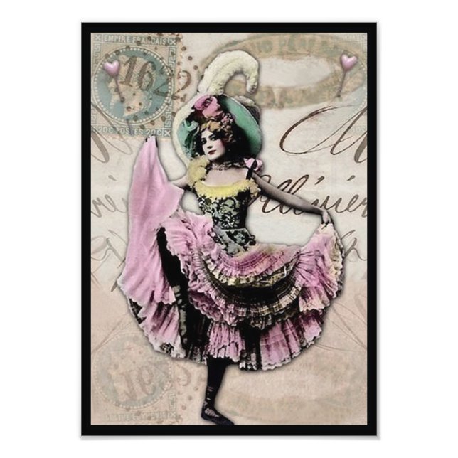 Mes Amis Cancan Dancer 3 Photo Print (Front)