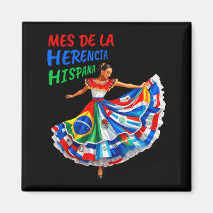 Mes De La Herencia Hispana Hispanic Heritage Month Magnet