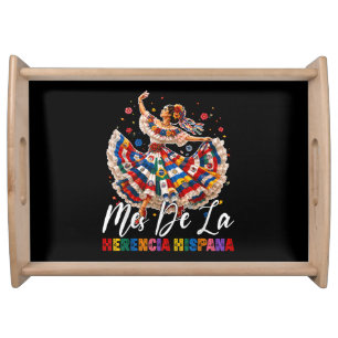 Mes De La Herencia Hispana Hispanic Heritage Month Serving Tray