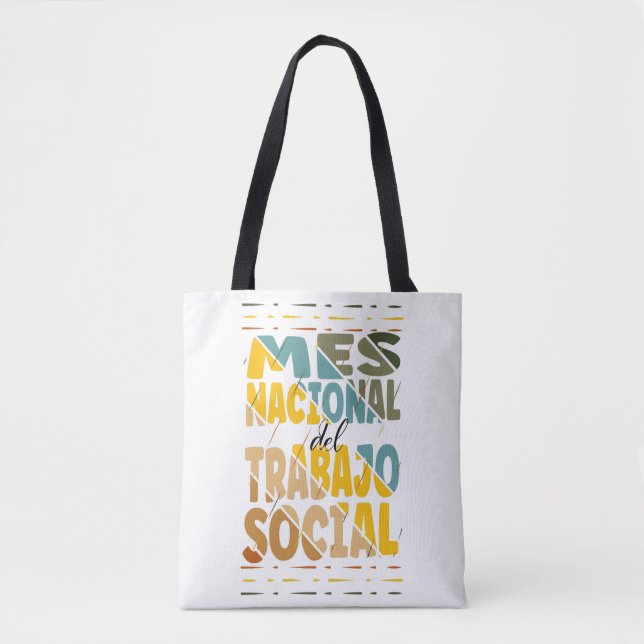 Mes Nacional del Trabajo Social, Social Worker Tote Bag (Front)